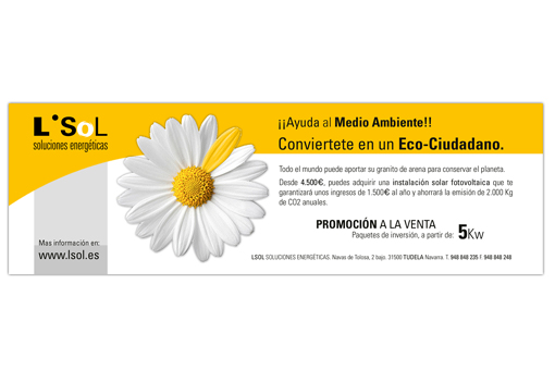 anuncio publicitario L•Sol