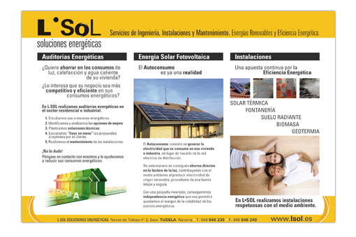 anuncio publicitario L•Sol