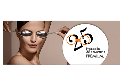 tarjetón publicidad 25 aniversario zamarripa opticos