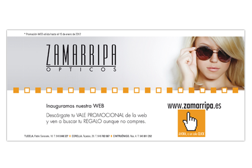 tarjetón publicidad nueva web zamarripa opticos